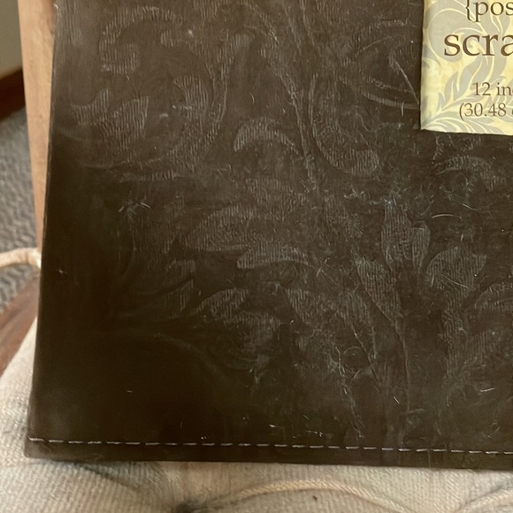 Never used, velvet, floral, middle square cutout display scrapbook. Very soft. - Picture 5 of 13